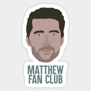 Matthew McConaughey Fan Club Sticker